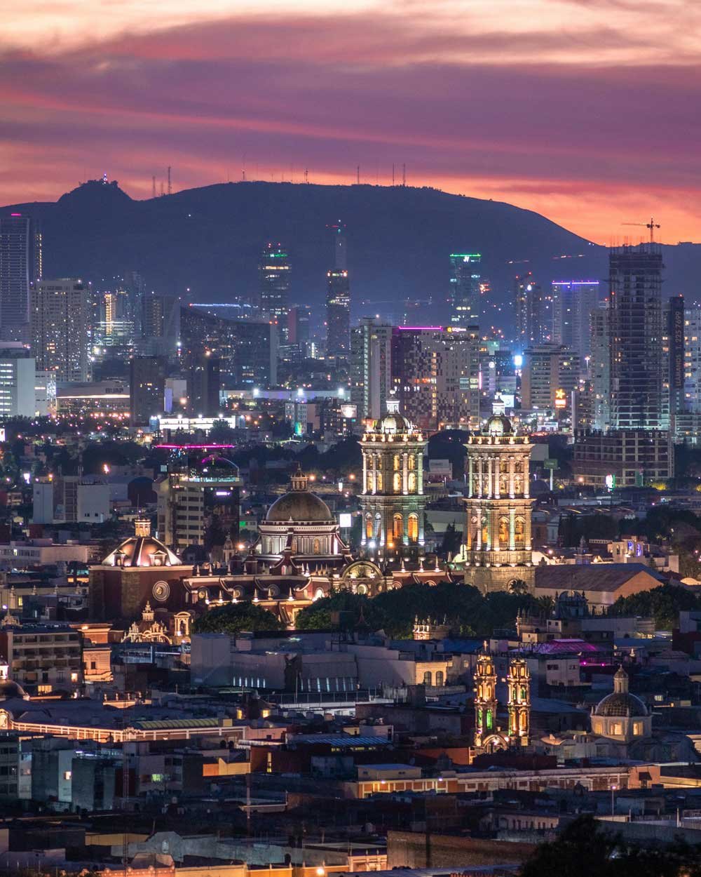 Foto de un atardecer 